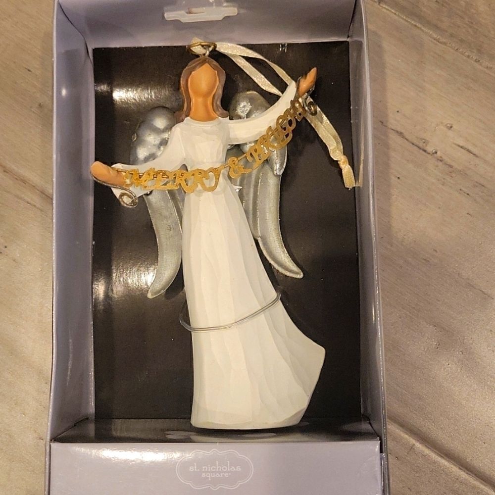 MERRY Angel ornament 